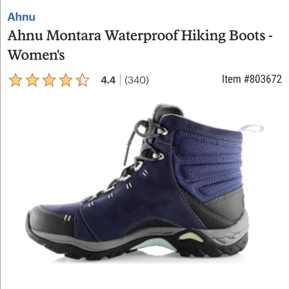 Ahnu Montara Waterproof Hiking Boots 7 last pair - Picture 12 of 17